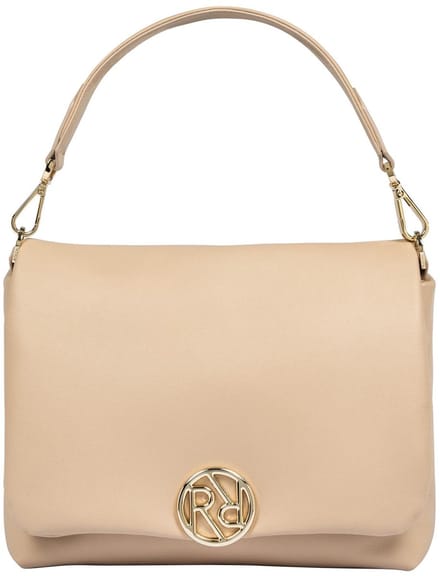 ROECKL Leren schoudertas Soho Crossover Small Creme beige