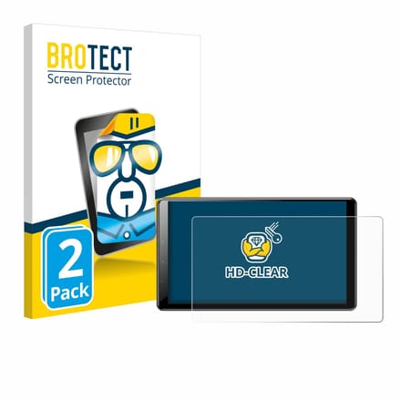 BROTECT - Screenprotector voor Pioneer SPH-EVO93DAB-UNI - Folie Beschermfolie transparant 2 Stuks