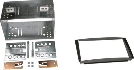 2-DIN Paneel geschikt voor Kia Cee'd (ED) / Cee'd SW (ED) / Pro Cee'd (ED) - Kleur: Zwart