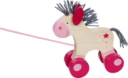 Goki Wooden Pull Animal Horse Lillie