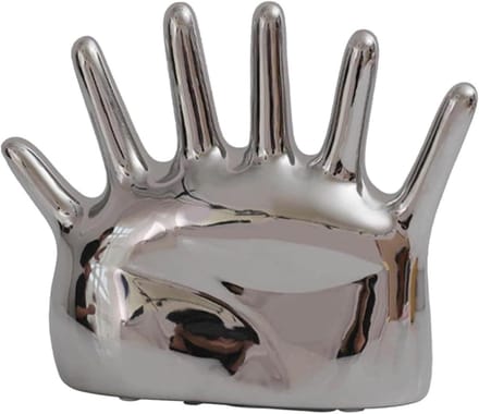 Sieraden Organizer - Accessoire Houder - Sieraden Presenteren - Uniek Handmodel - 18.5 cm - Blauw Zilver