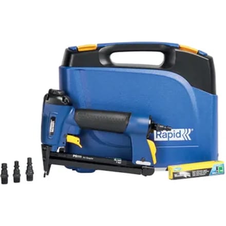 Rapid Pneumatische Tacker - Lichtgewicht - Nauwkeurig - Ergonomisch - Blauw/geel