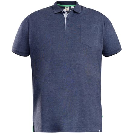 Duke Heren D555 Grant Pique Kingsize poloshirt 8XL denim
