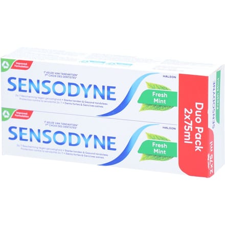 Sensodyne Fresh Mint Tandpasta 2x75ml