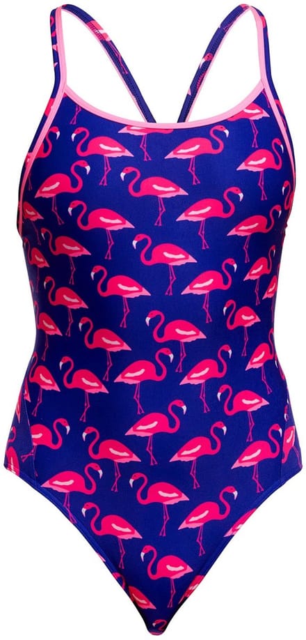 Flocked Up Diamond back one piece - Dames | Funkita | Maat 10
