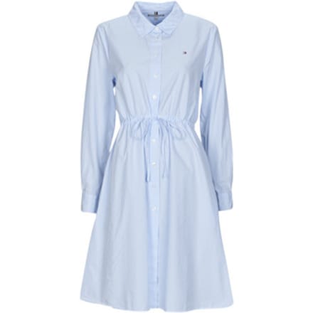 Korte Jurk Tommy Hilfiger ITHAKA KNEE SHIRT-DRESS LS