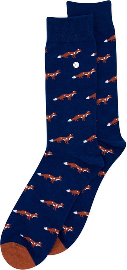 Alfredo Gonzales Foxy Sokken AG-Sk-FOX-01 109 Navy/Brown M(42-45)