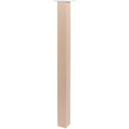 Duraline Meubelpoot Vierkant Hout 5x5x72cm Beuken Fsc