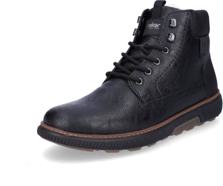 Rieker heren veterboot zwart