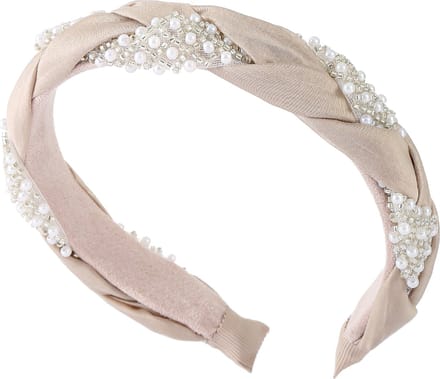 Emilie collection - haarband - parels - steentjes - chique - blush roze