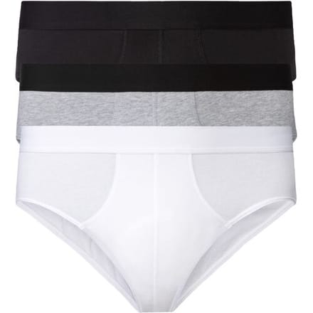 LIVERGY 3 heren slips (Zwart/grijs/wit, 2XL)