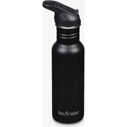 Klean Kanteen Classic Narrow met Flip Sportdop (Maat - 532 ml, Kleur - BLACK)