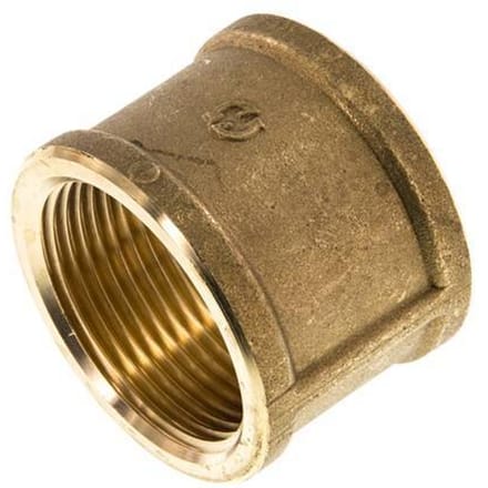 G 1 1/4'' Messing Ronde Sok 16 Bar