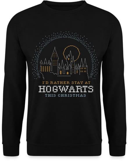 Harry Potter Stay Rather At Hogwarts Lelijk Kerstmis Sweater Heren