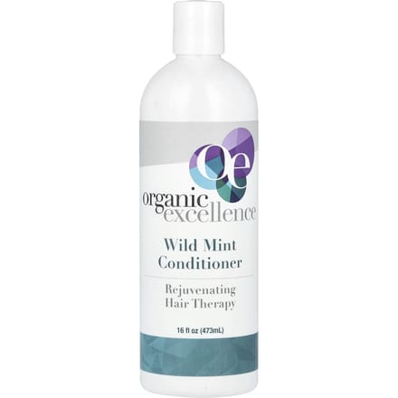 Excellence Biologique, Après-shampoing, Thérapie Capillaire Régénérante, Menthe Sauvage, 16 fl oz (473ml) white