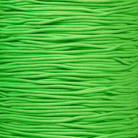 3mm Elastisch Touw - Neon groen - 50 meter op rol