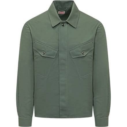 Kenzo jas- shirt zakken man groen