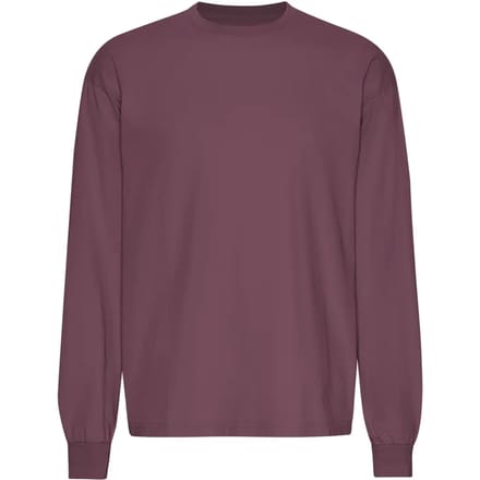 T-shirt met oversized lange mouwen Colorful Standard Organic Dusty Plum