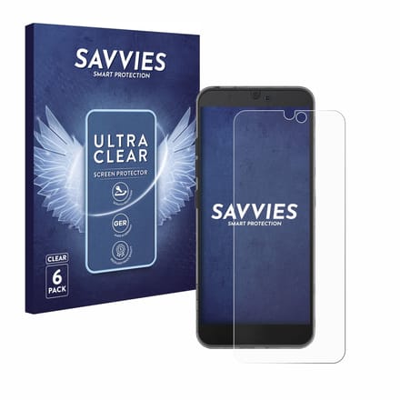Savvies - Screenprotector voor Fairphone 3 - Folie Beschermfolie transparant 6 Stuks