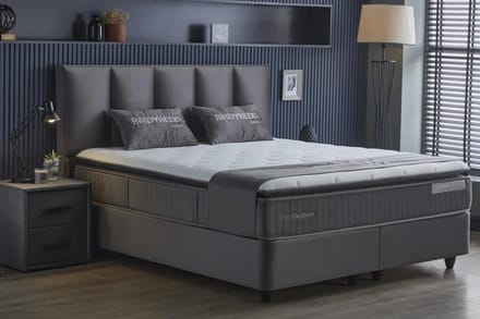 BSS Bedding BIRDYBEDD - Boxspring - Matras H3 - 140x200 - Skybedd