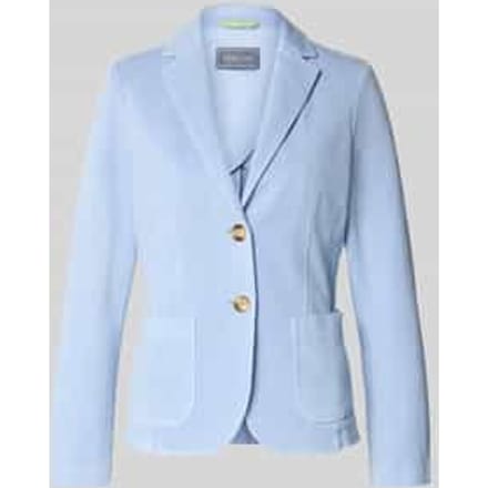 regular fit blazer met reverskraag