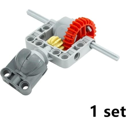 MIJN EIGEN CREATIE Tech Differentieel Bouwstenen Mechanisch Speelgoed High Tech Component Differentieel Tandwielen Montage Inclusief 6573 62821 65414
