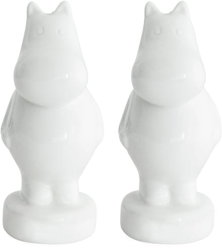 Moomin wit peper en zoutstel - Pluto Design