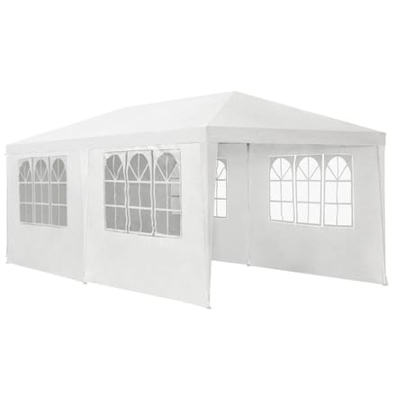 Partytent met zijwanden - 3x6M - Wit