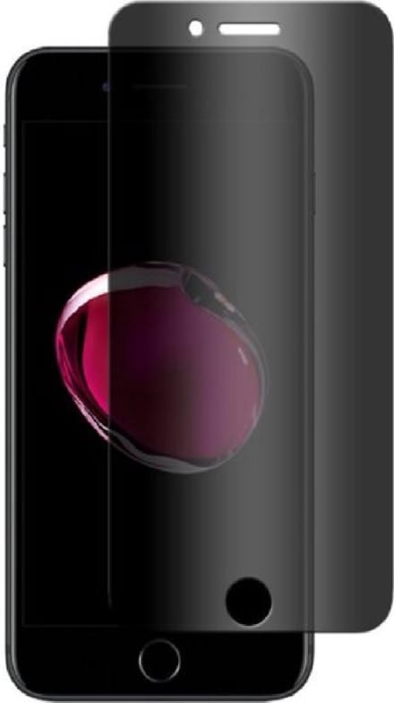 Pearlycase..Privacy Tempered Glass / Glazen Screenprotector voor iPhone 7 en iPhone 8 - Zwart