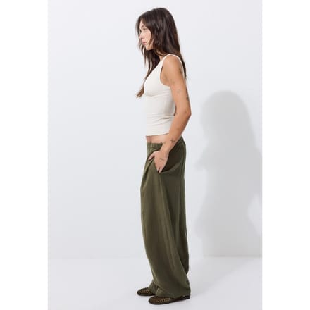 Stradivarius Barrel-broek van lyocell-mix  Kaki XS