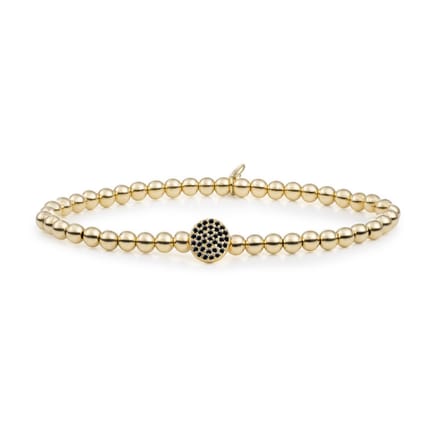 Sparkling Jewels armband SB-G-4MM-DISC-BL