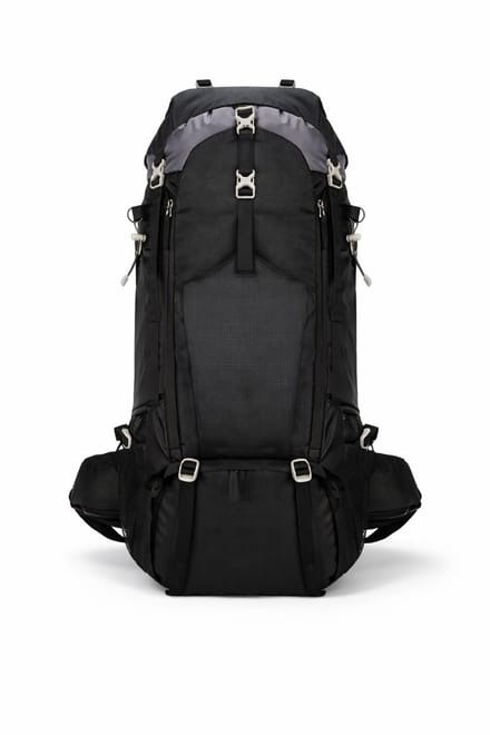 Hiking Rugzak 70L - Top en Frontloader - Trekking rugzak - Waterdicht - Zwart
