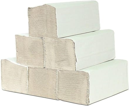 Vouwhanddoeken 1-laags Wit - 5000 Stuks Papieren Handdoekrol Absorberend