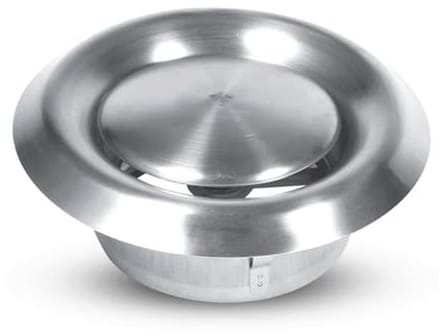 Verstelbare Ronde Ventilatie Outlet - Muur en Plafond Air Vent 100 mm