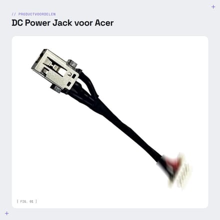 Dailygoods - DC Power Jack voor Acer Aspire Laptops
