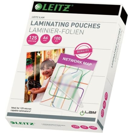Lamineerhoes Leitz ILAM A6 2x125micron EVA 100 stuks