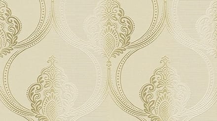 Barok Behang Erismann Creme Goud 6803-02