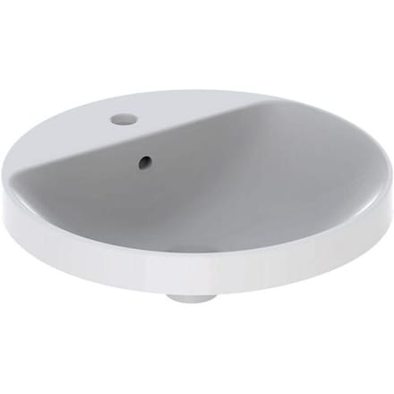 Geberit VariForm built-in washbasin, round, with tap hole bench 500.705.01.2