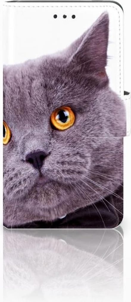 Nokia 7 Telefoonhoesje met Pasjes Kat