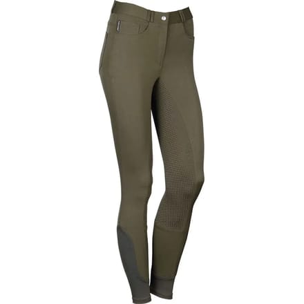 Harry's Horse Rijbroek Redwood Full Grip D44 Legergroen