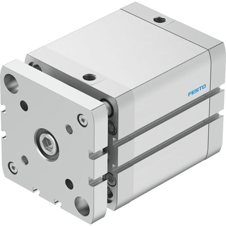 Festo Compacte Cilinder 80mm Boring 60mm Slag ISO 21287 Dubbelwerkend - 574065 - P2DS3