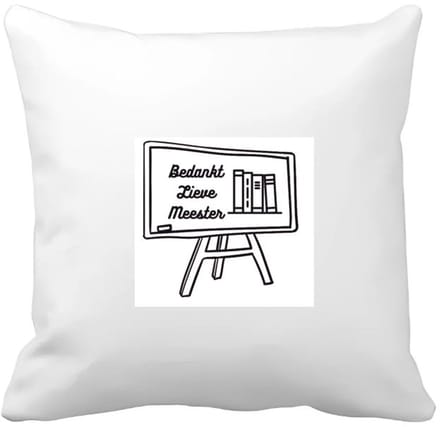 Akyol - bedankt lieve meester Kussen hoes - Meester - meester - leraar - 40 bij 40 cm