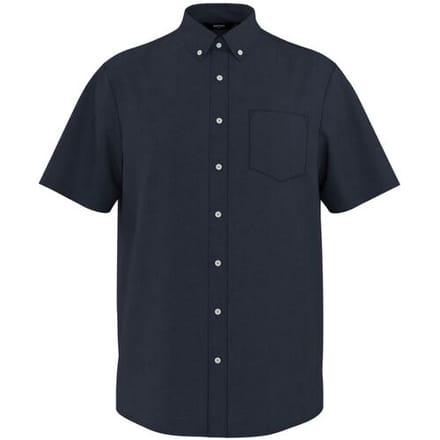 ESMARA MEN Linnen heren overhemd (Marineblauw, M)