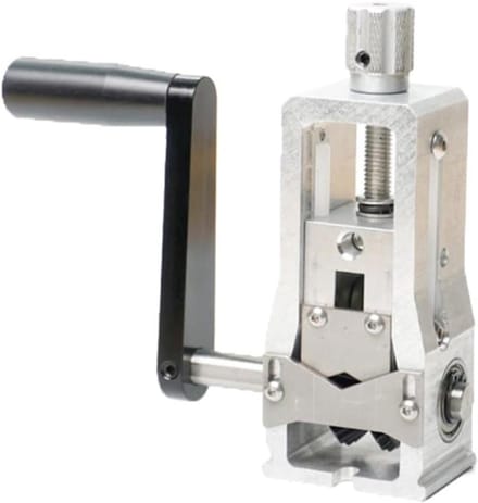 Draadstripmachine - Koperdraadboor - Schroot verwerken - Handmatige bediening - 510 gram - Zilver