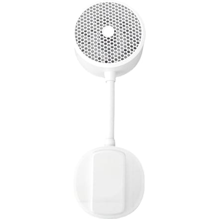Magnetische Telefoon Clip Ventilator Draagbare USB Oplaadbare Handheld Persoonlijke Ventilator met Koelpad Verstelbare Zwanenhals Wit
