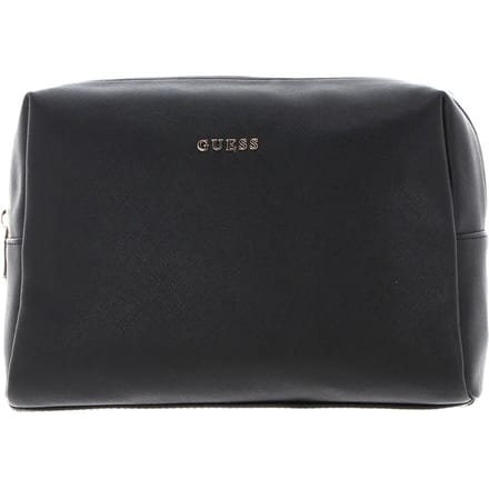 GUESS Toilettas Top Zip Cosmetic Bag Black Zwart