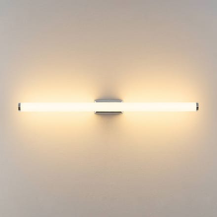 Molto Luce LED wandlamp VINA M, chroomkleurig, breedte 60 cm, IP44, CCT