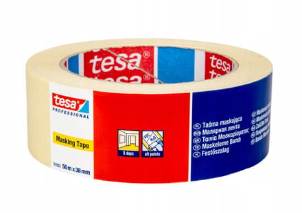 Tesa Professionele SchilderTape Geel 38mm x 50m - 51023