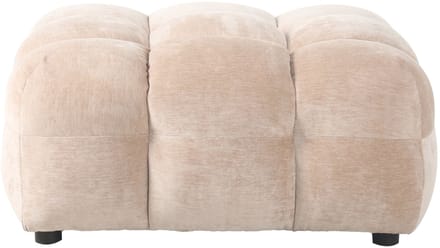 Dutchbone Hackman Hocker Velours Beige