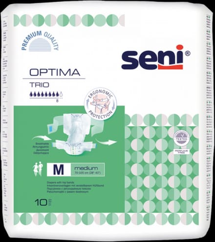Seni Optima Trio Medium - 6 pakken van 10 stuks